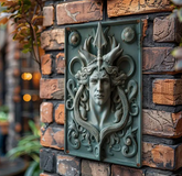 Buy  Greek Style Decor for Home  - Vintage Greek Mythology Trident Metal Tin Sign